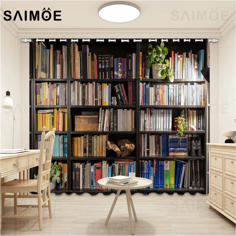 3D Study Book Curtain Library Living Room Curtains Textbooks Bookshelf Curtains For Children's Bedroom Decor Ultra Micro Shading
3D Study Book Curtain Library Living Room Curtains Textbooks Bookshelf Curtains For Children's Bedroom Decor Ultra Micro Shading