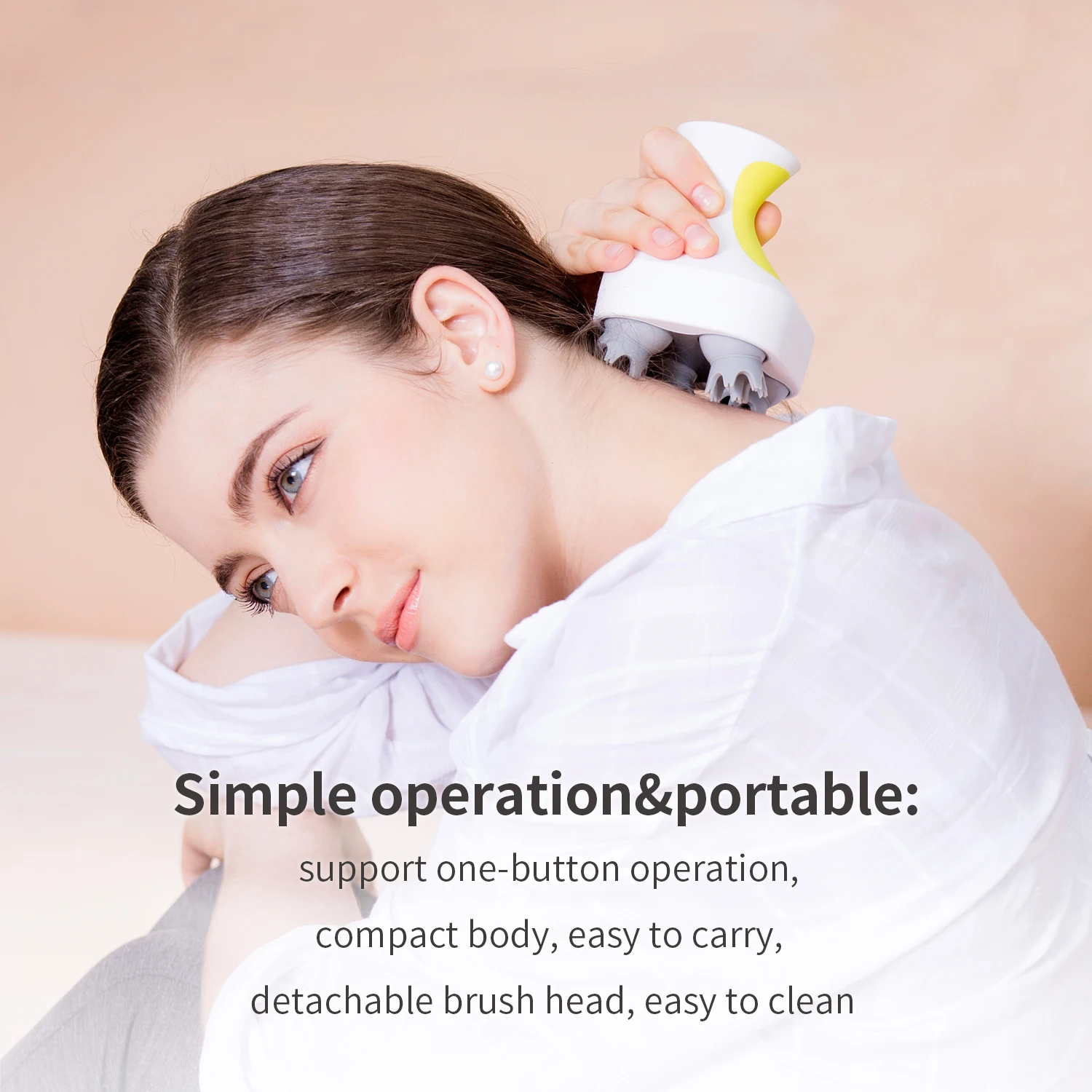 Breo Electric Head Scalp Massager with 4 Replacement For Hair Growth Body Deep Tissue Kneading Vibration Health Care Massage
Breo Electric Head Scalp Massager with 4 Replacement For Hair Growth Body Deep Tissue Kneading Vibration Health Care Massage