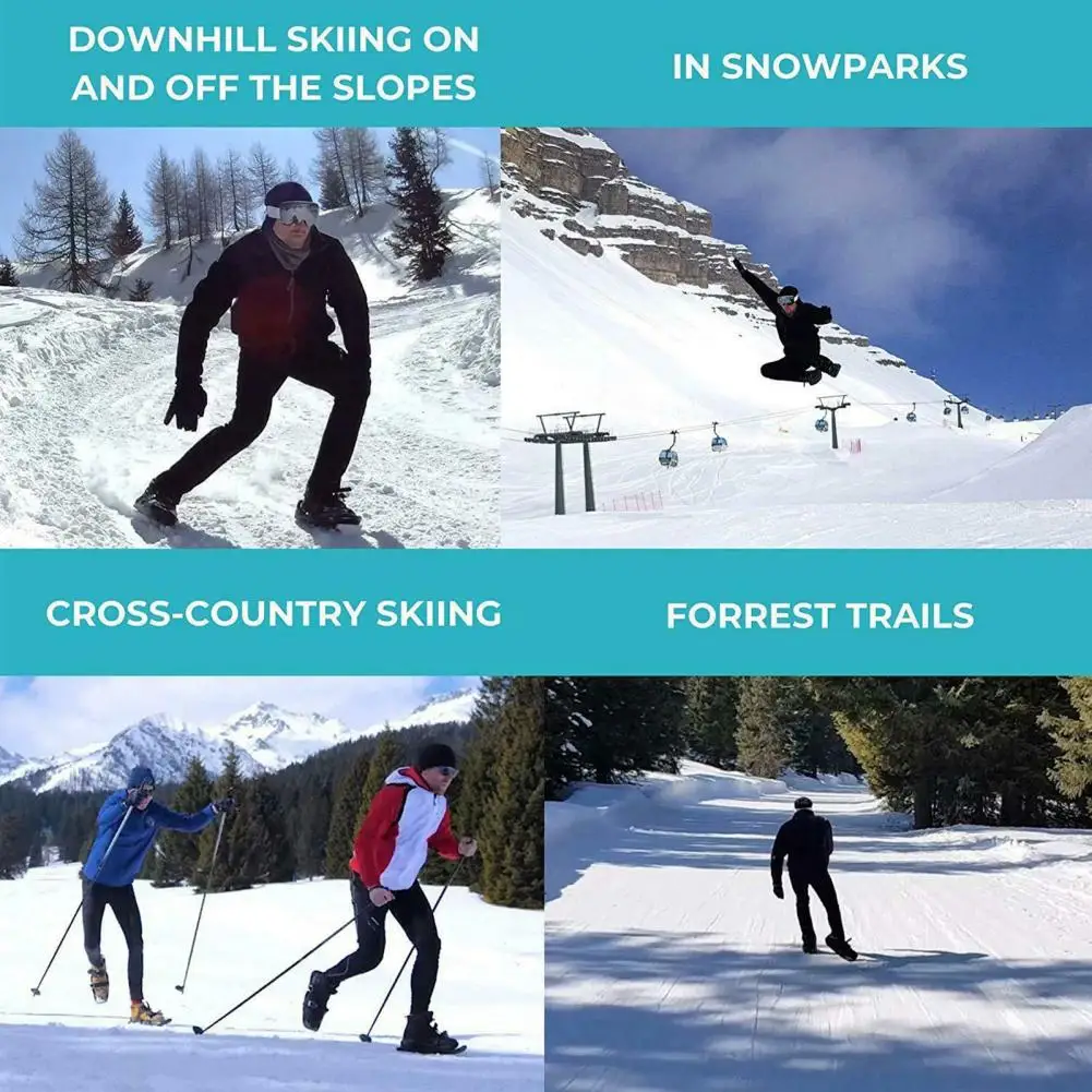 Adjustable Mini Winter Outdoor Sport Snowboard Ski Boots Waterproof With One Size Fits All For Skier Portable Skiing Shoes Tools
Adjustable Mini Winter Outdoor Sport Snowboard Ski Boots Waterproof With One Size Fits All For Skier Portable Skiing Shoes Tools