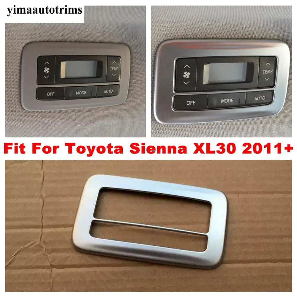 Car Roof Air Conditioning AC Control Button Frame Cover Trim For Toyota Sienna XL30 2011 - 2020 Accessories Carbon Fiber / Matte
Car Roof Air Conditioning AC Control Button Frame Cover Trim For Toyota Sienna XL30 2011 - 2020 Accessories Carbon Fiber / Matte