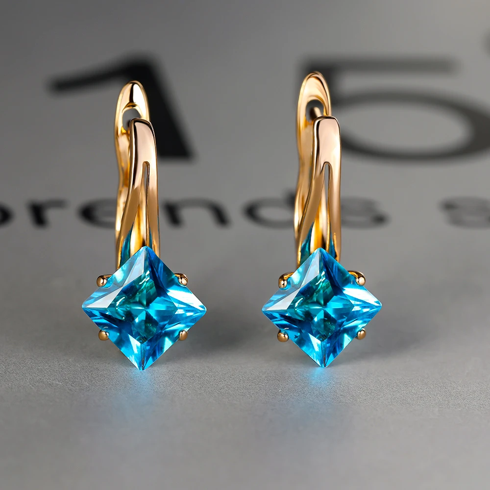 Simple Blue Diamonds Square Stud Earrings For Women Men Princess Crystal Wedding Ear Studs Vintage Bone Earring Mom Jewelry
Simple Blue Diamonds Square Stud Earrings For Women Men Princess Crystal Wedding Ear Studs Vintage Bone Earring Mom Jewelry