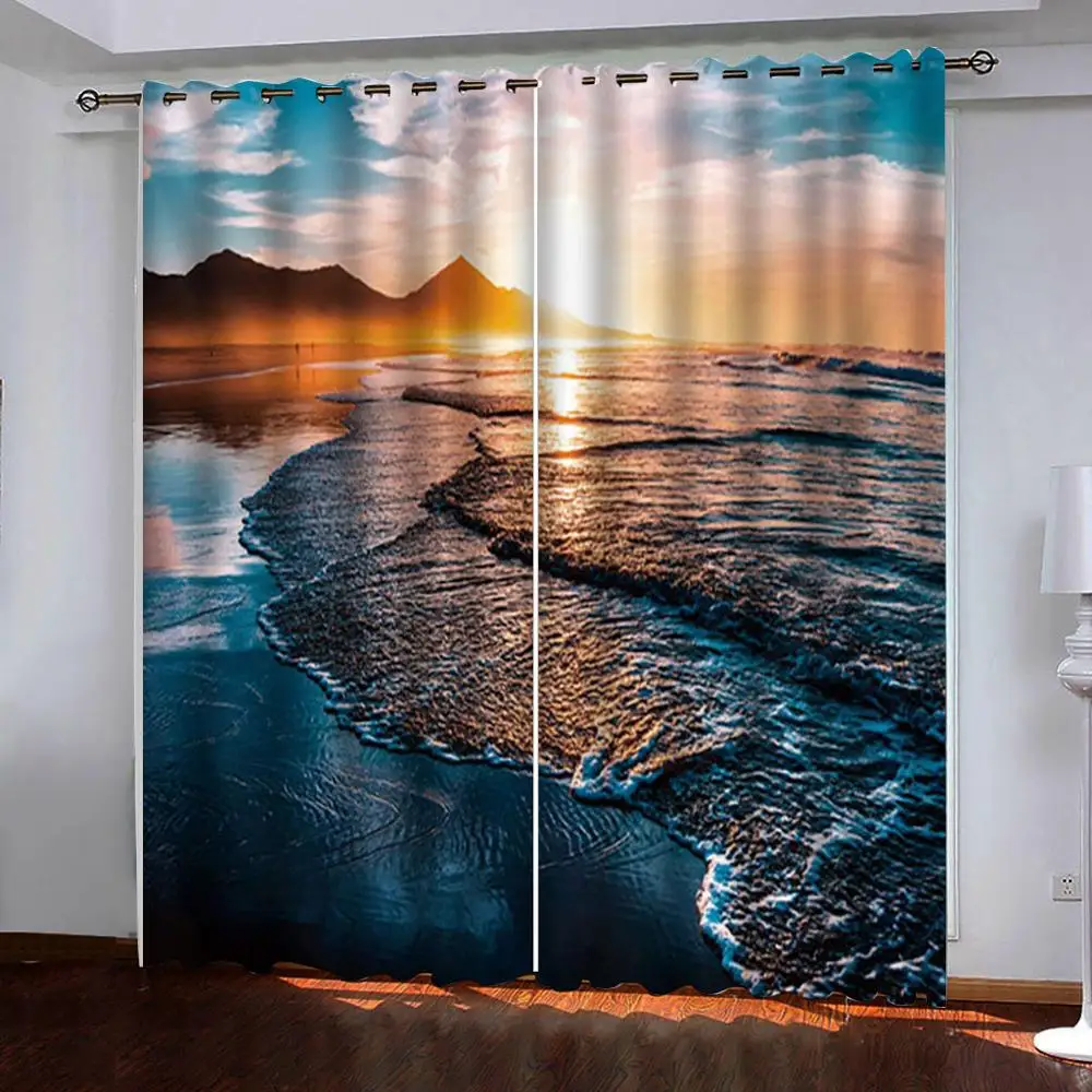Home Decor beach scenery Photo Curtain 3D Window Curtains For Living Room Bedroom Thick Curtain Blackout Drapes
Home Decor beach scenery Photo Curtain 3D Window Curtains For Living Room Bedroom Thick Curtain Blackout Drapes