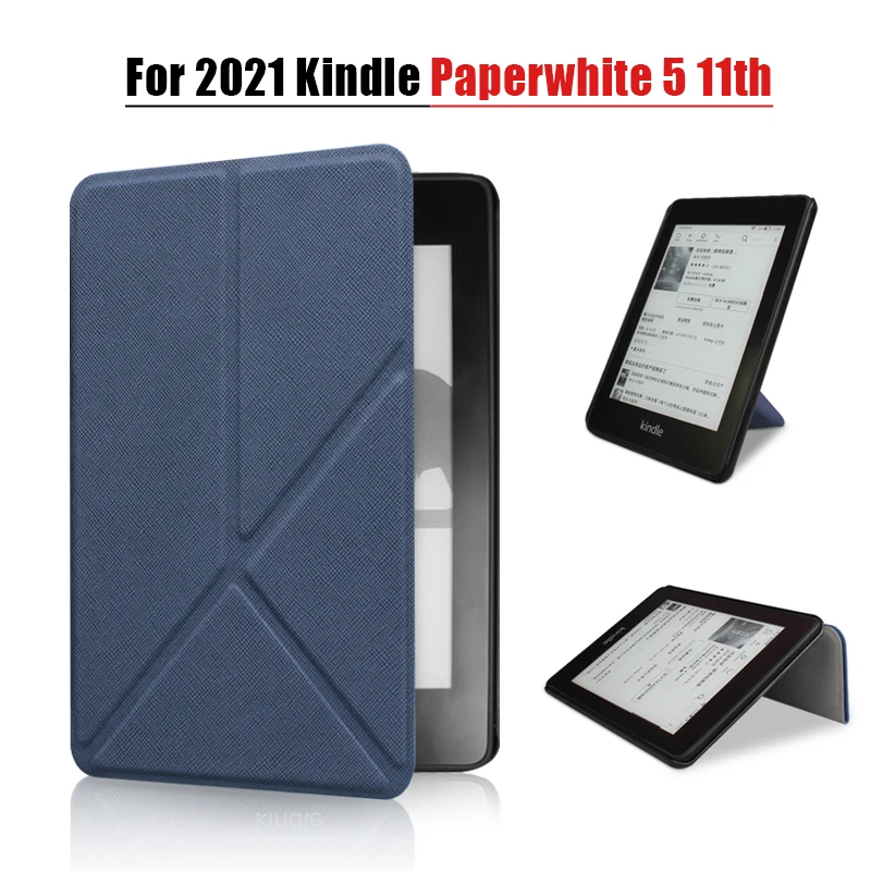 

Новый Магнитный смарт-чехол для 2021, все новые Amazon Kindle Paperwhite 5 M2L3EK 11-го поколения, 6,8 дюйма, чехол из искусственной кожи