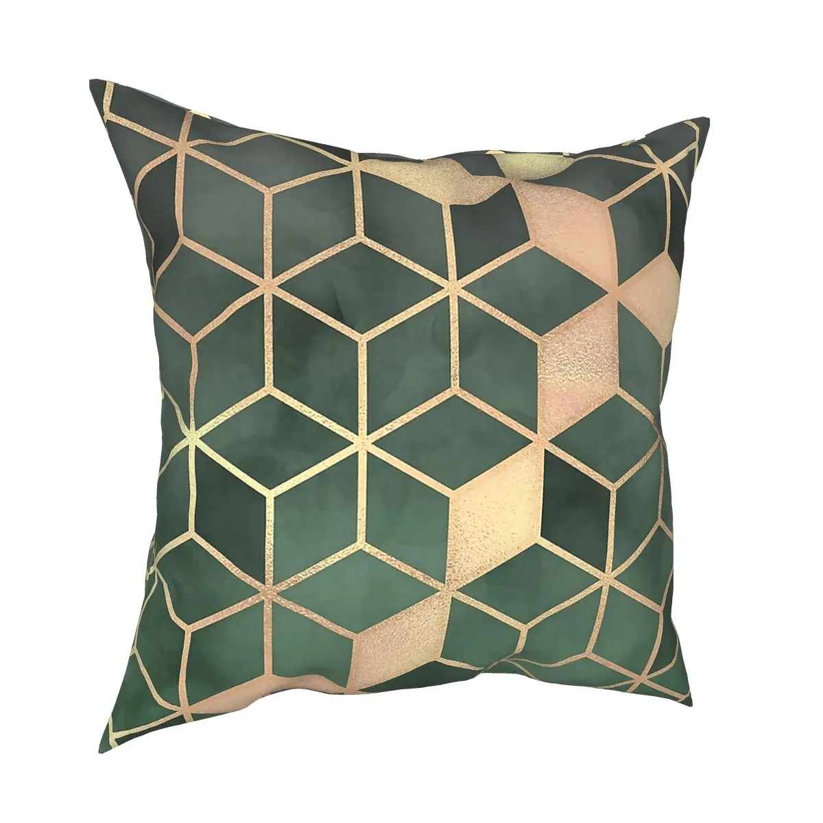 Gold Emerald Green Gradient Cube Pillowcover Home Decorative Cubes Cushions Throw Pillow for Living Room Polyester Unique
Gold Emerald Green Gradient Cube Pillowcover Home Decorative Cubes Cushions Throw Pillow for Living Room Polyester Unique