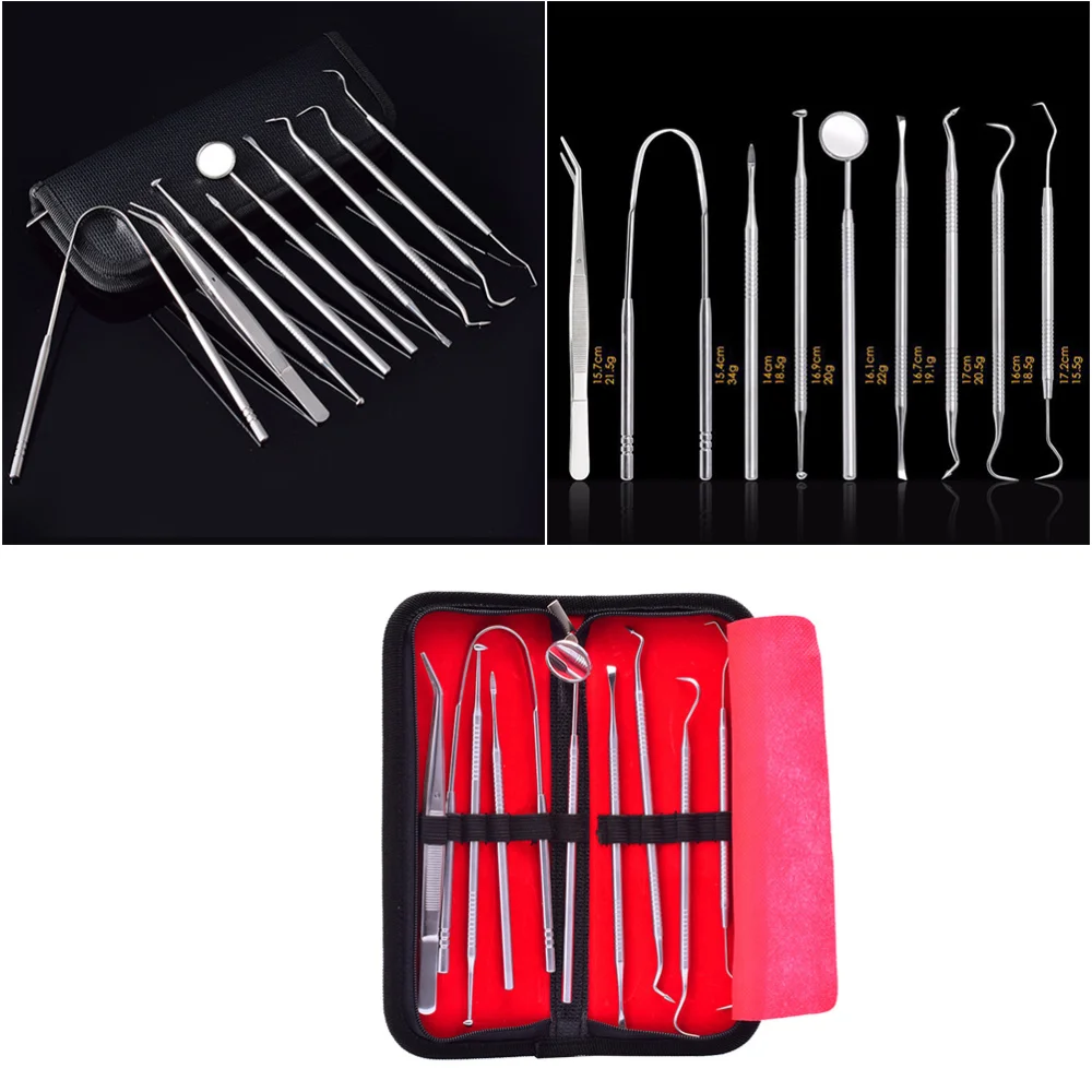 1 Set Dental Hygiene Kit Teeth Whitening Tools Calculus Plaque Remover Set Clean Teeth Kit Stainless Steel with Lamp Without Bat
1 Set Dental Hygiene Kit Teeth Whitening Tools Calculus Plaque Remover Set Clean Teeth Kit Stainless Steel with Lamp Without Bat