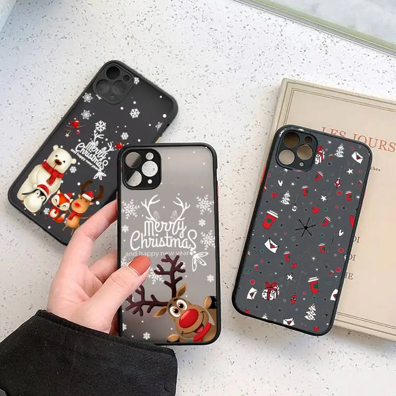Marry christmas new year gifts Phone Case For iphone 13 12 11 7 8 plus mini x xs xr pro max matte transparent cover
Marry christmas new year gifts Phone Case For iphone 13 12 11 7 8 plus mini x xs xr pro max matte transparent cover