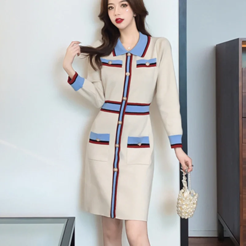 2021 New Autumn Winter Casual Knitted Sweater Dress Women Robe Femme Vestido Feminino Pull Femme Jersey Mujer Roupas Femininas
2021 New Autumn Winter Casual Knitted Sweater Dress Women Robe Femme Vestido Feminino Pull Femme Jersey Mujer Roupas Femininas