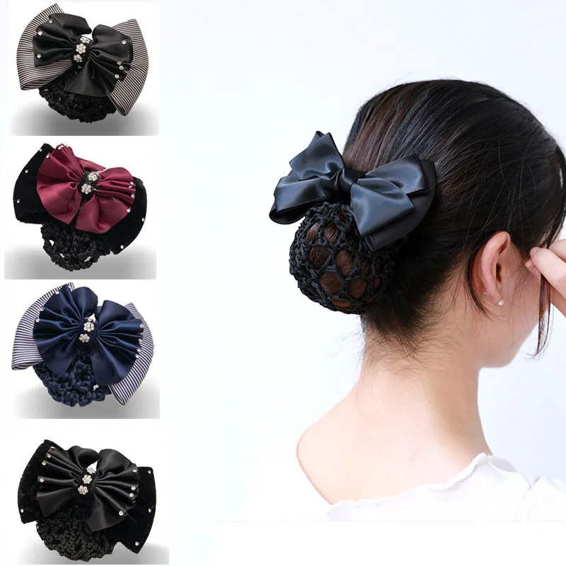 6 Pcs Women's Staff member Flower head Flight attendant Bank employee Hidden hair net bag Diamond Bowknot Hairpin
6 Pcs Women's Staff member Flower head Flight attendant Bank employee Hidden hair net bag Diamond Bowknot Hairpin
