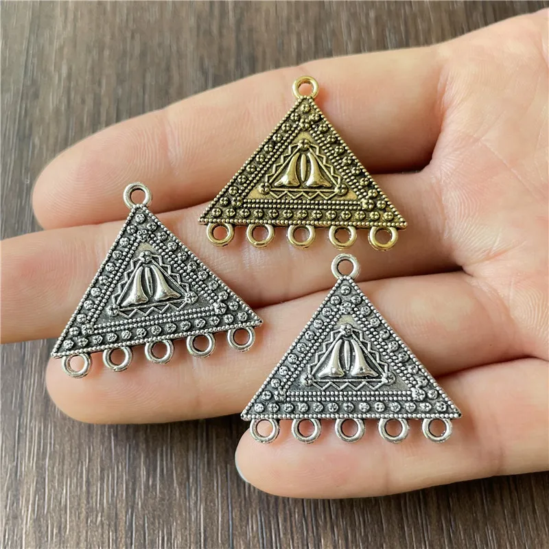 10pcs antique silver and golden triangle horn pattern with 5 holes to connect pendant DIY making necklace sweater chain buckle
10pcs antique silver and golden triangle horn pattern with 5 holes to connect pendant DIY making necklace sweater chain buckle