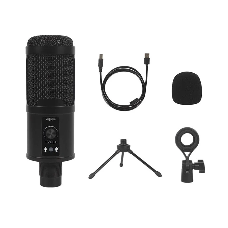 1Set USB Microphone for Computer, Gaming Microphone with Tripod Stand, 192KHZ/24BIT PC Condenser Microphone
1Set USB Microphone for Computer, Gaming Microphone with Tripod Stand, 192KHZ/24BIT PC Condenser Microphone