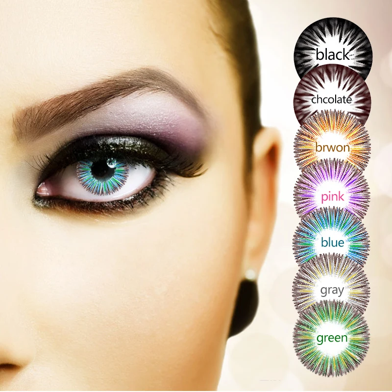 Beautiful Pupil Color Contact Lenses Monthly Throw Female Path 14.5mm Cute Multicolor Party Gift Cartoon Girl Decoration Cosplay
Beautiful Pupil Color Contact Lenses Monthly Throw Female Path 14.5mm Cute Multicolor Party Gift Cartoon Girl Decoration Cosplay
