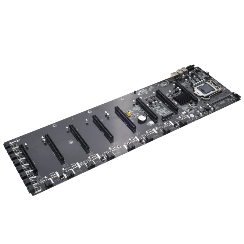 8 Graphics Card Slots B85 BTC Computer Motherboard 65-Pitch DDR3 Memory Integrated VGA Interface Capture Host Ext ATX
8 Graphics Card Slots B85 BTC Computer Motherboard 65-Pitch DDR3 Memory Integrated VGA Interface Capture Host Ext ATX