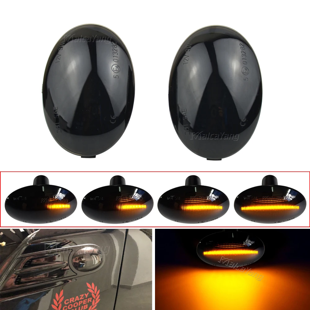 Turn Signal Light Dynamic LED Side Marker Lamp Indicator For BMW MINI Cooper R55 R56 R57 R58 R59 CL-R56-LSM-SM 2007-2013
Turn Signal Light Dynamic LED Side Marker Lamp Indicator For BMW MINI Cooper R55 R56 R57 R58 R59 CL-R56-LSM-SM 2007-2013