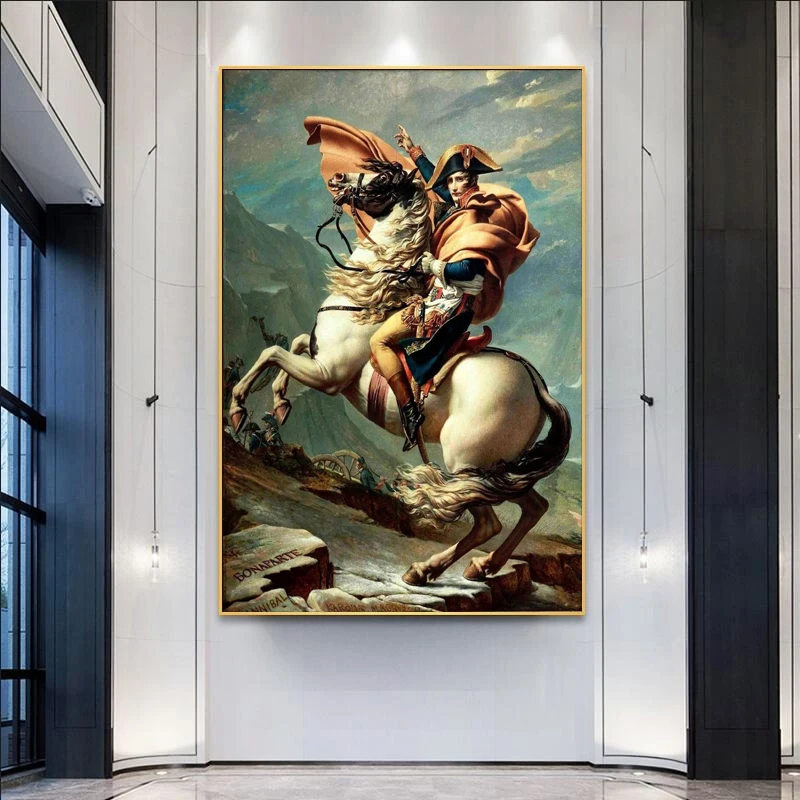 Classical Napoleon Bonaparte Portrait Horse Oil Painting Canvas Posters Prints Wall Art Picture for Living Room Home Decoration
Classical Napoleon Bonaparte Portrait Horse Oil Painting Canvas Posters Prints Wall Art Picture for Living Room Home Decoration
