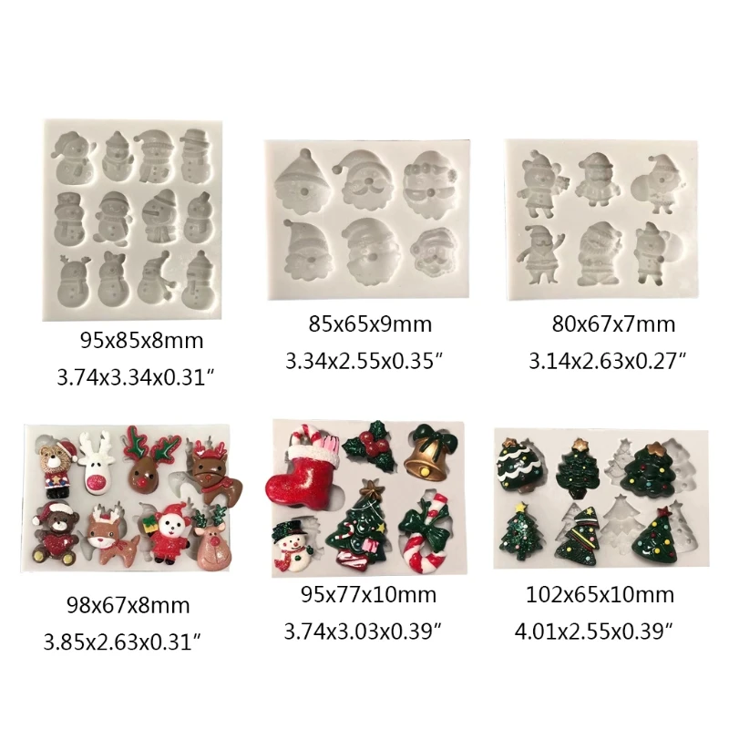 Durable Unique Molds Food Grade Silicone Material for Home DIY Hand Making New Year Chirstmas Making Mold White Kits 
Durable Unique Molds Food Grade Silicone Material for Home DIY Hand Making New Year Chirstmas Making Mold White Kits