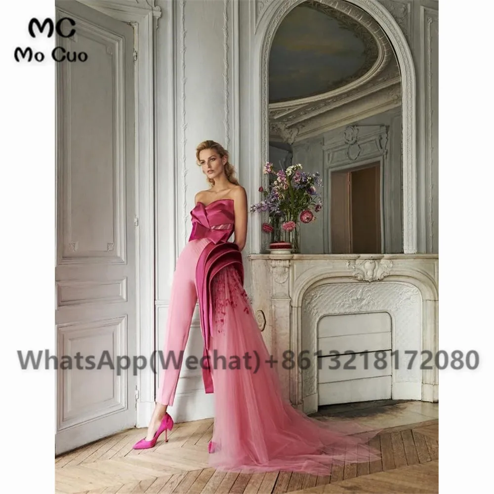 Fuchsia 2021 A-Line Dubai Prom Evening Dresses Long with Detachable Train Pleat Sweetheart Tulle Prom Party Gown for Women's
Fuchsia 2021 A-Line Dubai Prom Evening Dresses Long with Detachable Train Pleat Sweetheart Tulle Prom Party Gown for Women's