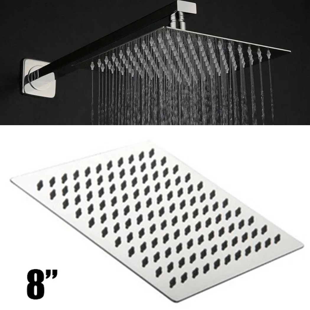 8/6 inch Large Rain Shower Head Rotate 360 Degree Chrome Bathroom Rainfall Shower Head Water Saving High Quality
8/6 inch Large Rain Shower Head Rotate 360 Degree Chrome Bathroom Rainfall Shower Head Water Saving High Quality