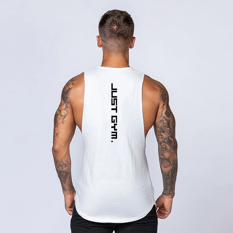 Мужская хлопковая майка для фитнеса Just Gym, однотонная Спортивная майка без рукавов
Мужская хлопковая майка для фитнеса Just Gym, однотонная Спортивная майка без рукавов