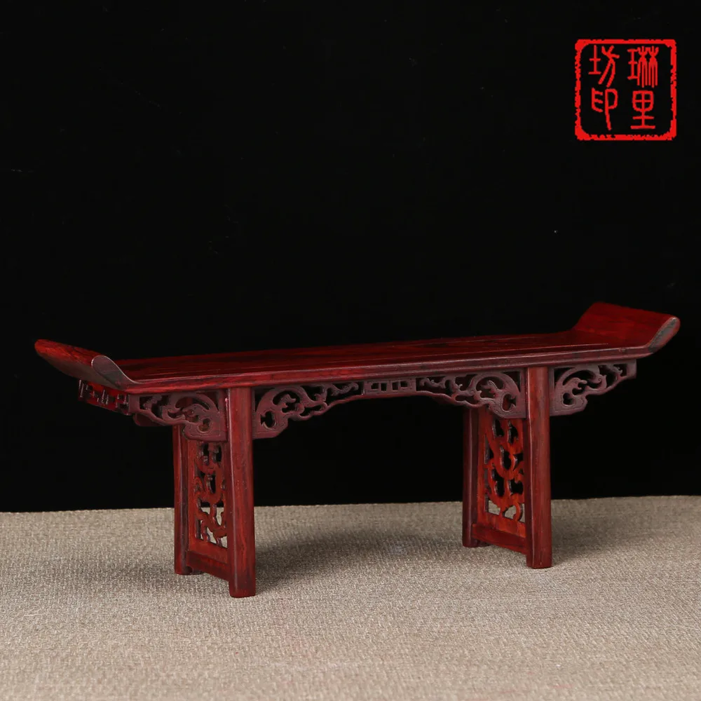 Chinese red wood Carved Strip table Mini Hollow Furniture model Classical Home decor High Quality Strong and durable Crafts gift
Chinese red wood Carved Strip table Mini Hollow Furniture model Classical Home decor High Quality Strong and durable Crafts gift
