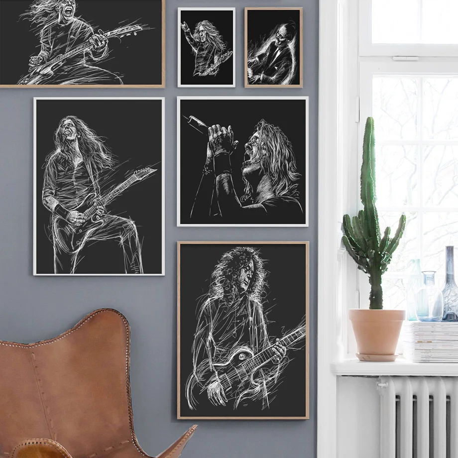 Abstract Lines Band Feather Guitar Wall Art Canvas Painting Poster And Prints Living Room Decor Nordic Vintage Style Decoration
Abstract Lines Band Feather Guitar Wall Art Canvas Painting Poster And Prints Living Room Decor Nordic Vintage Style Decoration