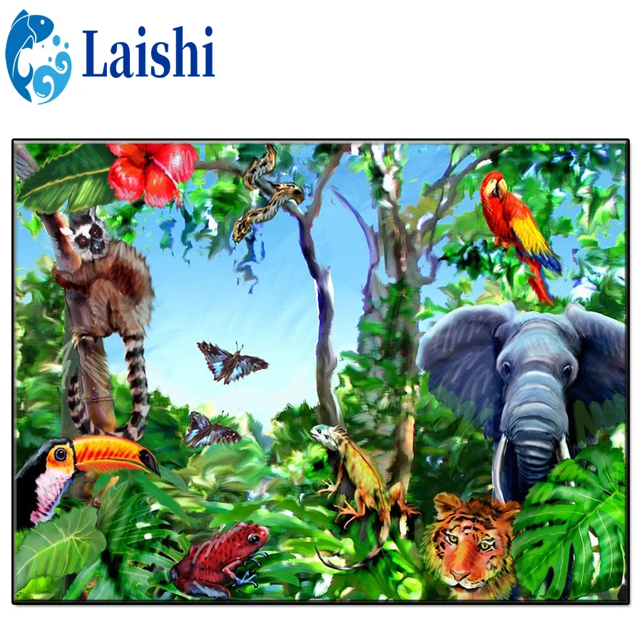 Graffiti, forest animal art Full Square Diamond Embroidery DIY Diamond Painting Cross Stitch full Drill Picture of Rhinestones
Graffiti, forest animal art Full Square Diamond Embroidery DIY Diamond Painting Cross Stitch full Drill Picture of Rhinestones