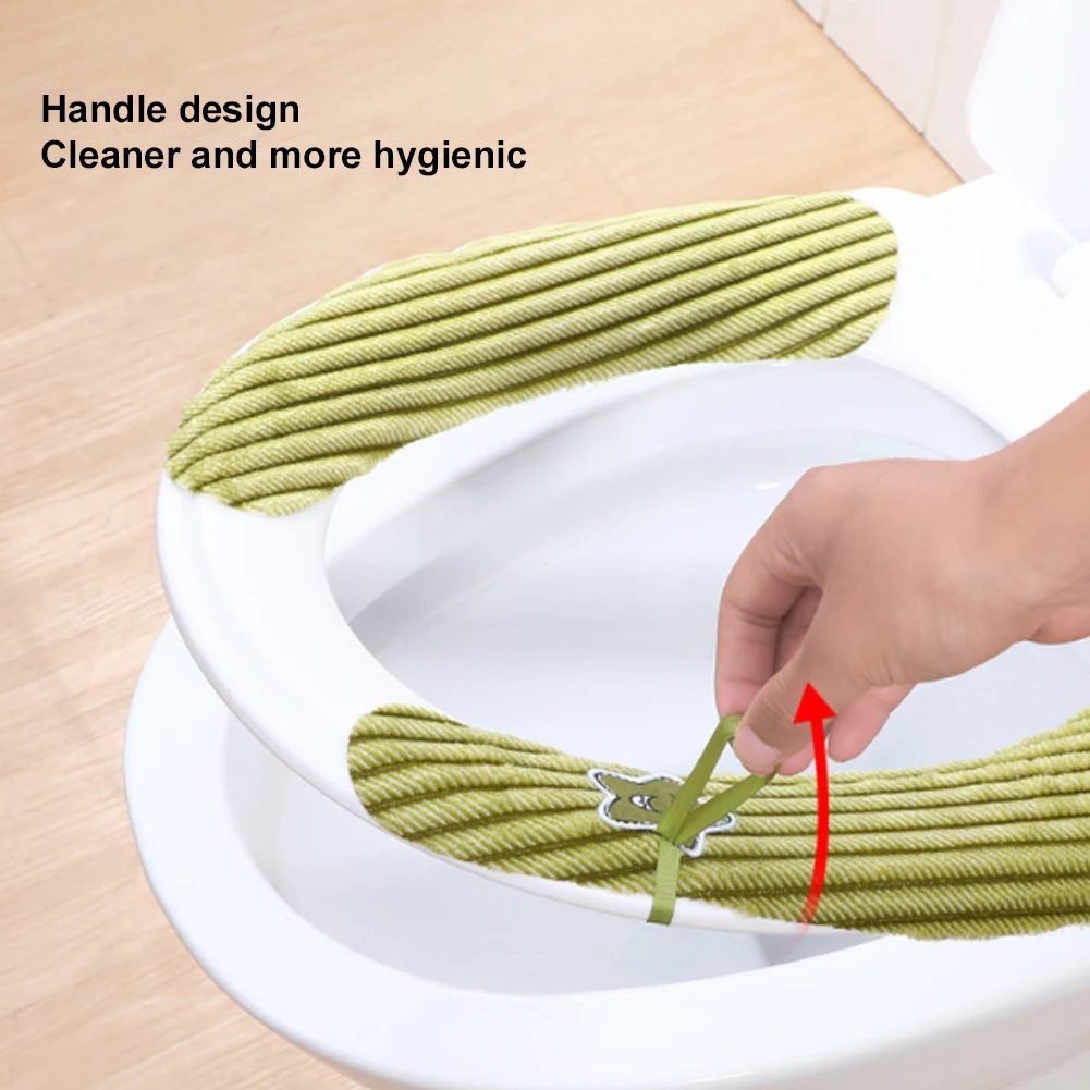 Cartoon Toilet Seat Cover With Handle Soft WC Paste Pad Washable Bathroom Warmer Flannel Seat Lid Cover Closestool Sticky Mat
Cartoon Toilet Seat Cover With Handle Soft WC Paste Pad Washable Bathroom Warmer Flannel Seat Lid Cover Closestool Sticky Mat