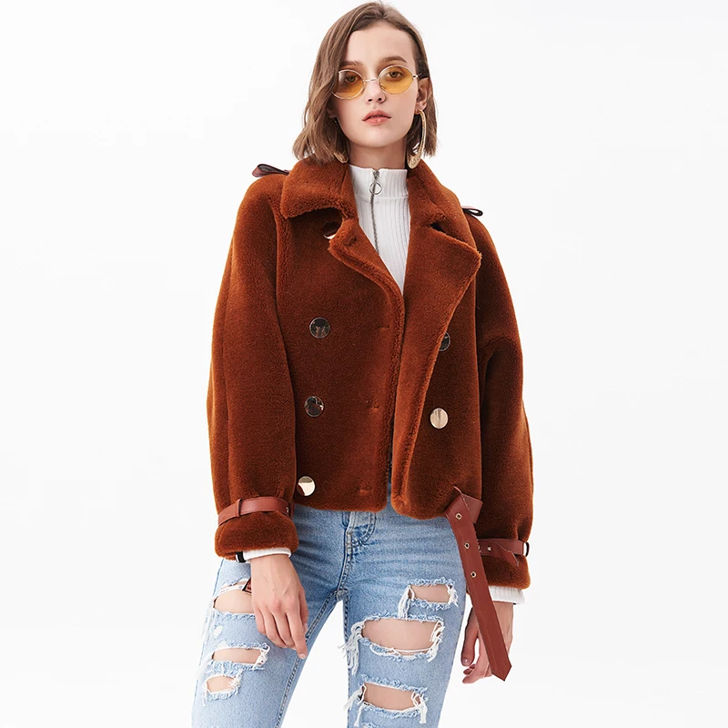 Shearing Women Winter Coat Real Sheep Fur Jacket Abrigos Mujer Invierno 2020 Y29ZHWP040 YY757
Shearing Women Winter Coat Real Sheep Fur Jacket Abrigos Mujer Invierno 2020 Y29ZHWP040 YY757