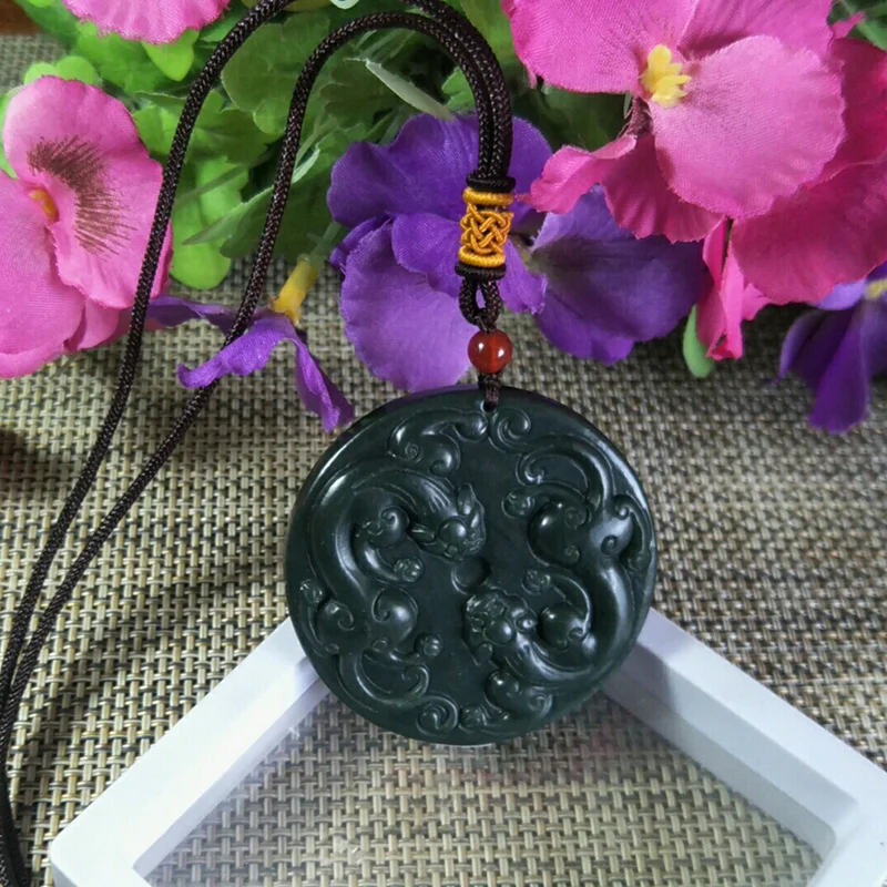 Natural He tian Jade Double Pi xiu Jade Pendant Jewelry Lucky exorcise evil spirits Auspicious Amulet Jade Pendant Fine Jewelry
Natural He tian Jade Double Pi xiu Jade Pendant Jewelry Lucky exorcise evil spirits Auspicious Amulet Jade Pendant Fine Jewelry