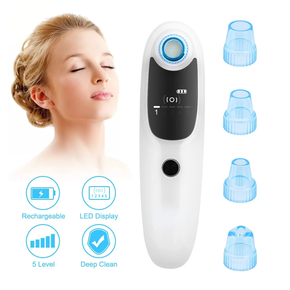 Blackhead Remover Face Deep Nose Cleaner T Zone Pore Acne Pimple Removal Vacuum Suction Facial Diamond Beauty Clean Skin Tool
Blackhead Remover Face Deep Nose Cleaner T Zone Pore Acne Pimple Removal Vacuum Suction Facial Diamond Beauty Clean Skin Tool