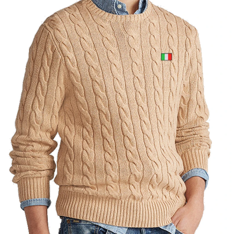 High Quality Men's Fall/Winter 100% Cotton Knitted Long-Sleeved O-Neck Sweater Wist Slim-Fit Pullover Casual Simple Sweater Top
High Quality Men's Fall/Winter 100% Cotton Knitted Long-Sleeved O-Neck Sweater Wist Slim-Fit Pullover Casual Simple Sweater Top