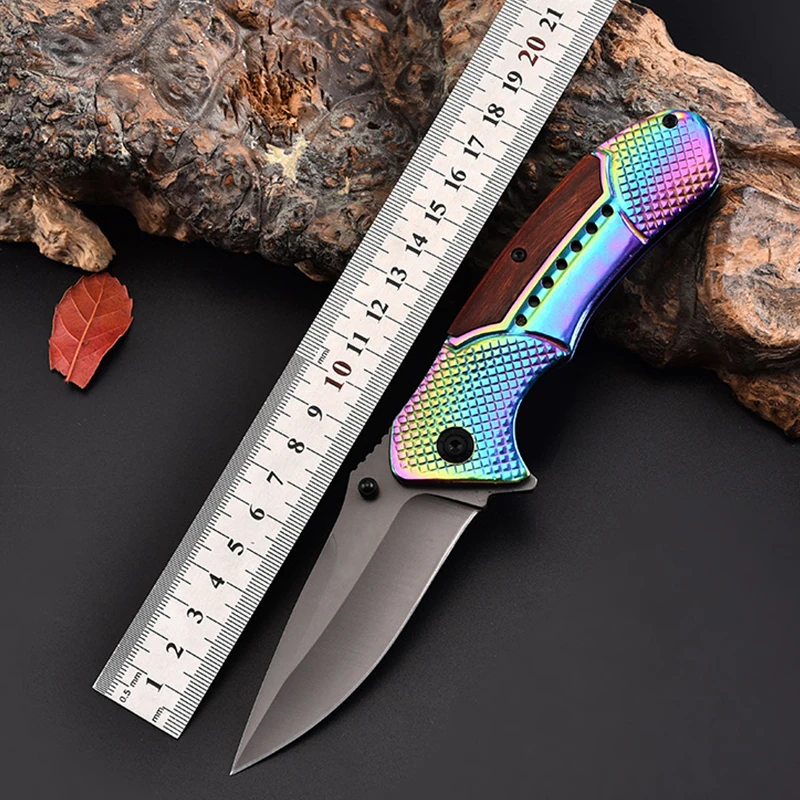 1 Folding Knife Color Handle Multifunctional Outdoor Folding Knife Camping Self-defense Folding Knife
1 Folding Knife Color Handle Multifunctional Outdoor Folding Knife Camping Self-defense Folding Knife