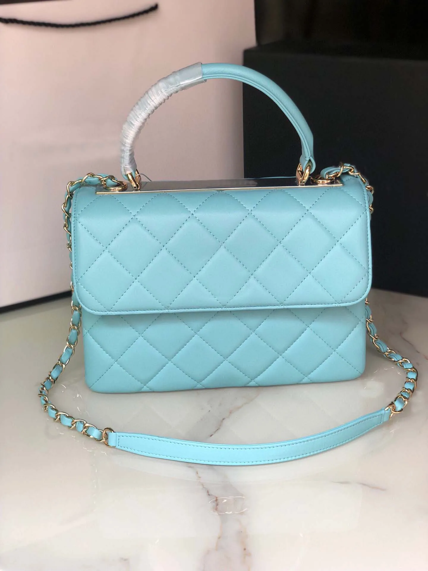 

Top Luxury Jewelry Ladies Shoulder Bag Designer 100% Lambskin 1:1 Quality Check Chain Messenger Bag Handbag Catwalk Fashion Bag