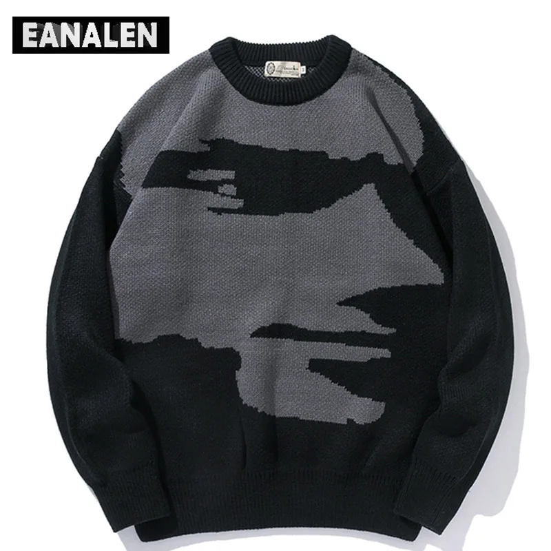 Harajuku vintage geometric portrait graphic sweater men's winter oversized casual designer knit pullover women's jumper grandpa
Harajuku vintage geometric portrait graphic sweater men's winter oversized casual designer knit pullover women's jumper grandpa