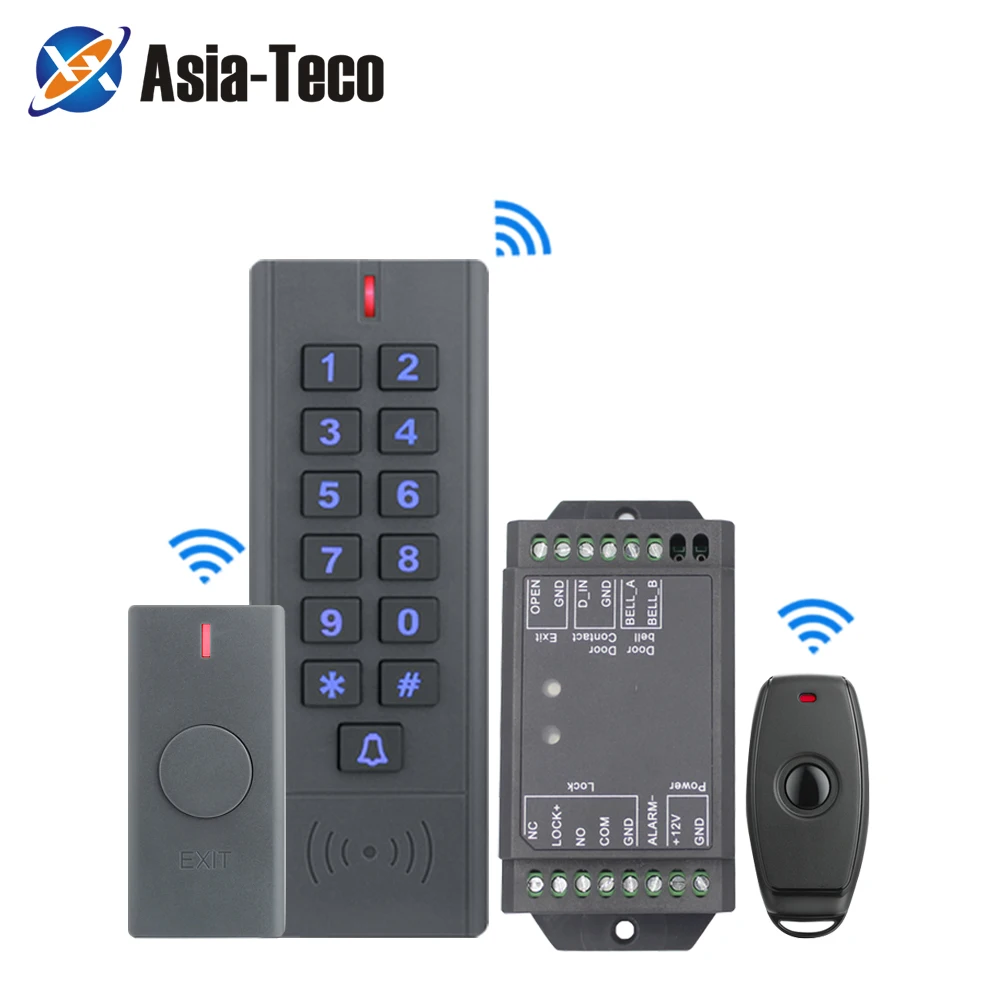 Waterproof Wireless Door Lock Remote Control Access Control 125Khz EM Card RFID Access Control Wireless Keypad Control Reader
Waterproof Wireless Door Lock Remote Control Access Control 125Khz EM Card RFID Access Control Wireless Keypad Control Reader