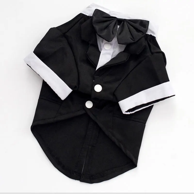 Pet Dog Cat Puppy Clothes Wedding Suit Tuxedo Costume collared Shirt XS S M L XL Tuxedo Bow Tie Puppy Clothes Coat 
Pet Dog Cat Puppy Clothes Wedding Suit Tuxedo Costume collared Shirt XS S M L XL Tuxedo Bow Tie Puppy Clothes Coat