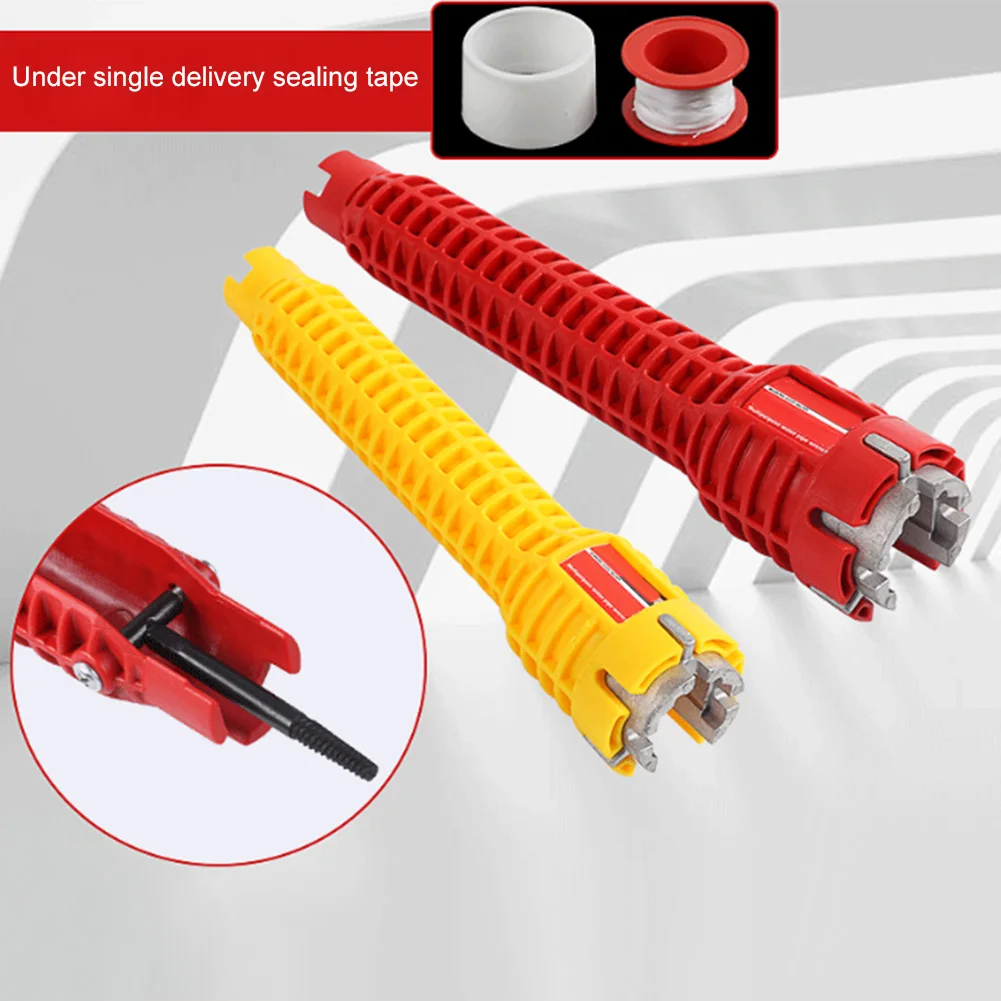2021 NEW Wrench 8 In 1 Faucet And Sink Installer Double Head Water Pipe Spanner Multi-purpose Wrench Plumbing Toilet Bath Tools
2021 NEW Wrench 8 In 1 Faucet And Sink Installer Double Head Water Pipe Spanner Multi-purpose Wrench Plumbing Toilet Bath Tools