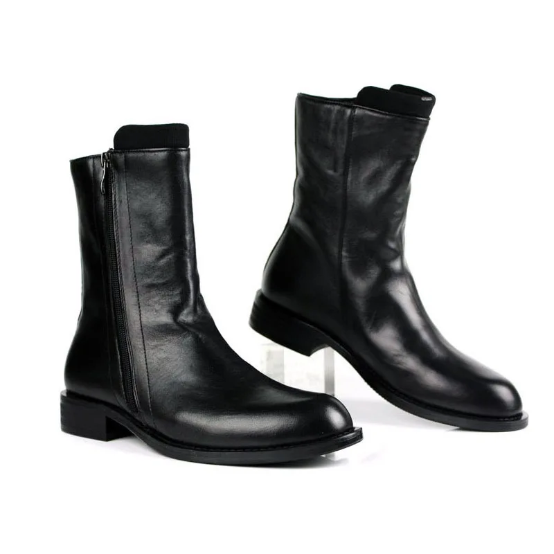 High Top Genuine Cow Leather Ankle Boots for Men Cowboy Winter Boots Casual Motorcycle Boots Zipper Men Chelsea Boots G72
High Top Genuine Cow Leather Ankle Boots for Men Cowboy Winter Boots Casual Motorcycle Boots Zipper Men Chelsea Boots G72