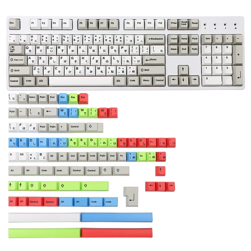 194 Key Japanese Font Pbt Keycap Cherry Profile Dye Sub Building Block Keycaps for Dz60 GK61 64 68 75 108 7U Space Mx
194 Key Japanese Font Pbt Keycap Cherry Profile Dye Sub Building Block Keycaps for Dz60 GK61 64 68 75 108 7U Space Mx