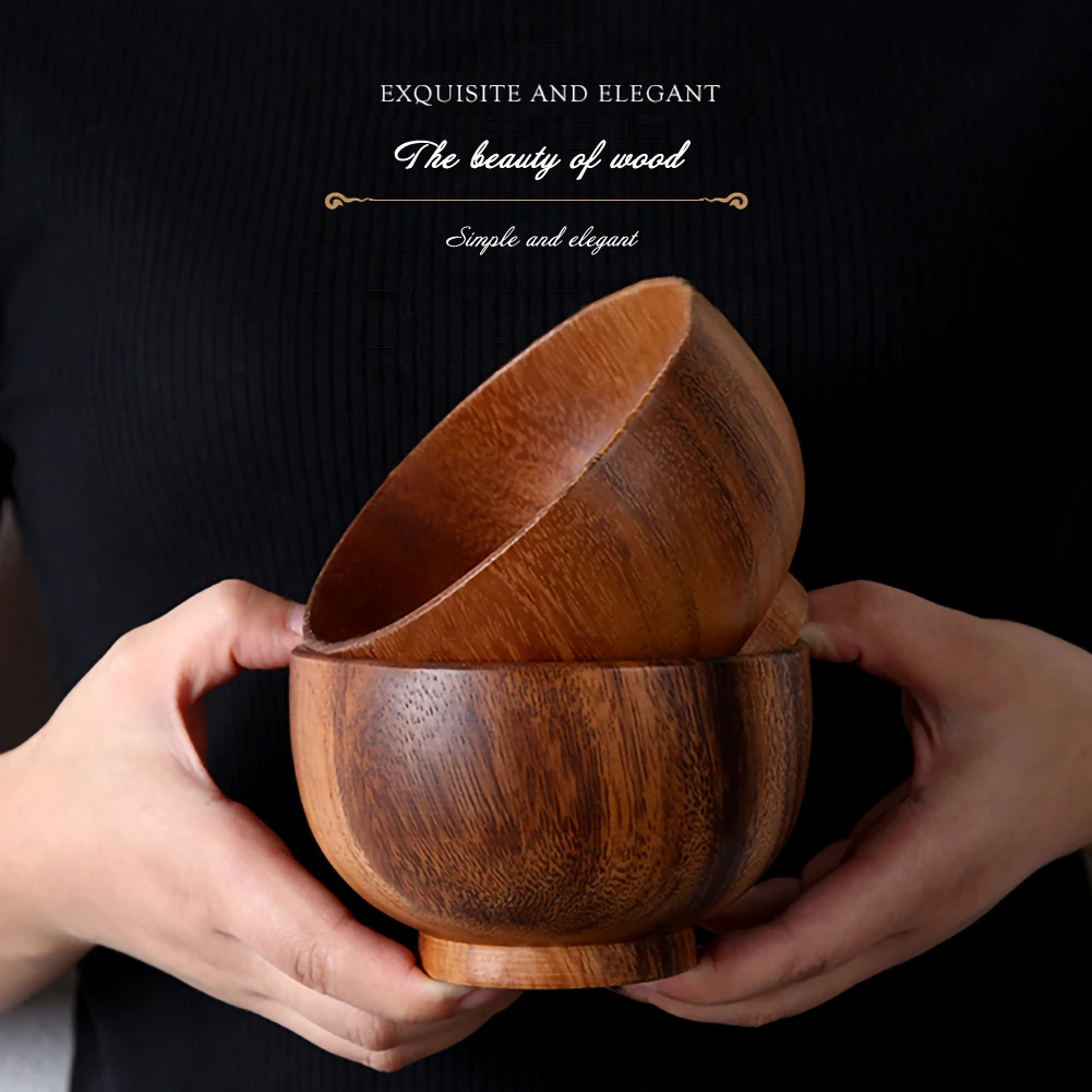 Japanese Style Wooden Bowl Soup Salad Rice Noodles Bowls Natural Fruit Bowl Ice Cream Bowls Solid Wood Tableware Kitchen Utensil
Japanese Style Wooden Bowl Soup Salad Rice Noodles Bowls Natural Fruit Bowl Ice Cream Bowls Solid Wood Tableware Kitchen Utensil