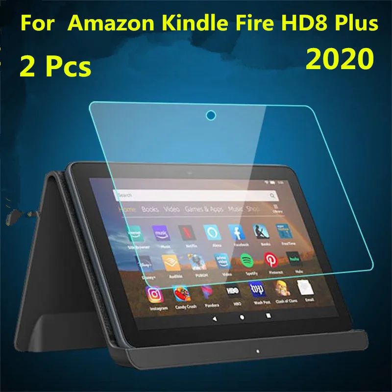 2 pieces tempered glass screen protector for Amazon Kindle fire HD 8 plus 2020 8 inch tablet screen protective film
2 pieces tempered glass screen protector for Amazon Kindle fire HD 8 plus 2020 8 inch tablet screen protective film