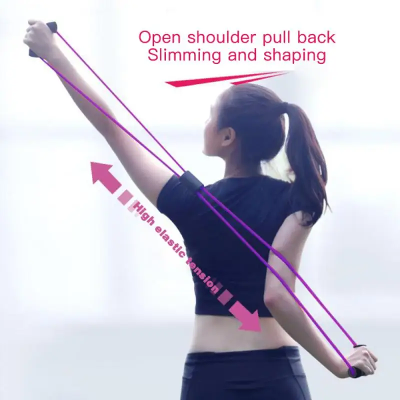 Resistance Bands Yoga Fitness Resistance 8 Word Chest Expander Rope Workout Muscle Fitness Rubber Elastic Bands for Exercise
Resistance Bands Yoga Fitness Resistance 8 Word Chest Expander Rope Workout Muscle Fitness Rubber Elastic Bands for Exercise