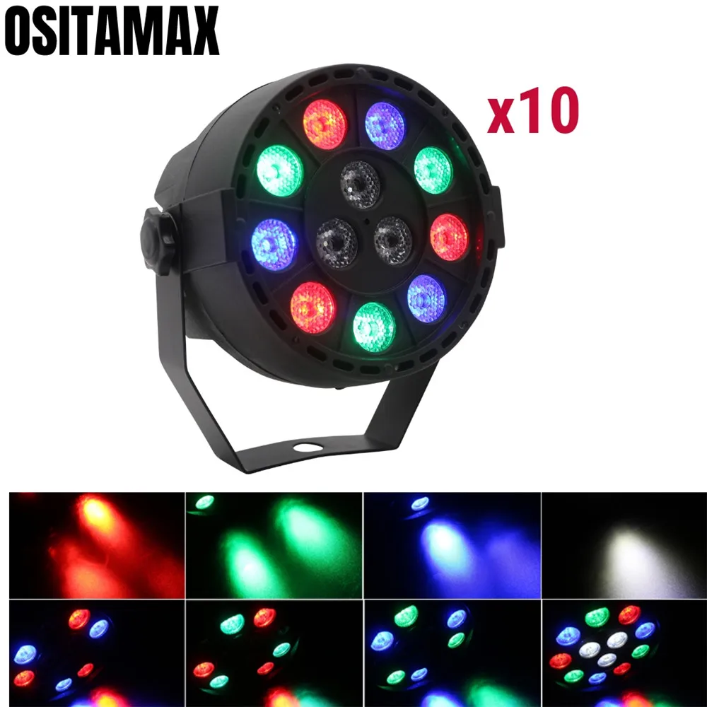 Lyre светодиодный сценический светильник DMX Par 12x3 Вт RGB мини Шайба DJ освещение для