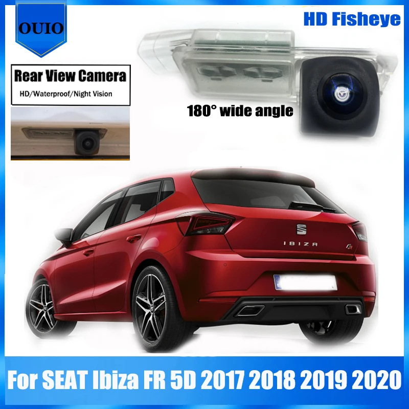 HD fisheye rear camera For SEAT Ibiza FR 5D 2017 2018 2019 2020 Backup Parking Reversing Camera / license plate camera
HD fisheye rear camera For SEAT Ibiza FR 5D 2017 2018 2019 2020 Backup Parking Reversing Camera / license plate camera