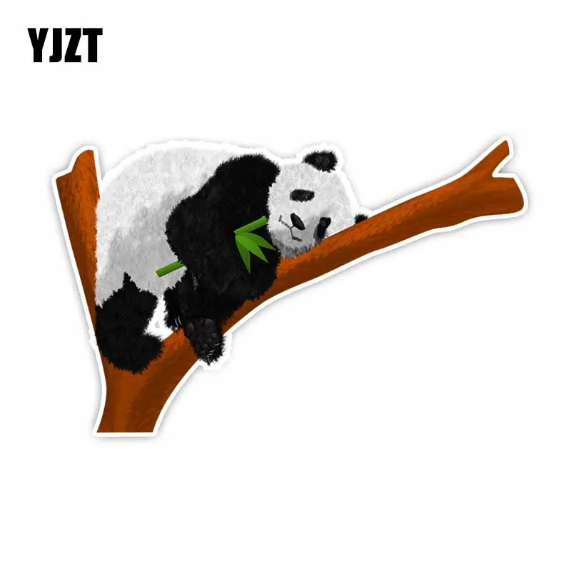 YJZT 10 см * 16 см забавная панда на дереве ПВХ наклейка в виде животного 
YJZT 10 см * 16 см забавная панда на дереве ПВХ наклейка в виде животного