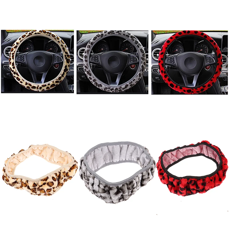 Leopard Print Plush Car Steering Wheel Cover Winter Warmer For Women Girl Lady 1PC
Leopard Print Plush Car Steering Wheel Cover Winter Warmer For Women Girl Lady 1PC