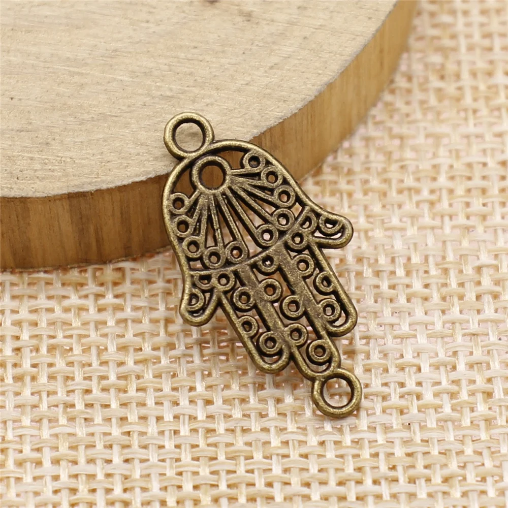 free shipping 65pcs 26x15mm antique bronze Palm connector charms diy retro jewelry fit Earring keychain hair card pendant
free shipping 65pcs 26x15mm antique bronze Palm connector charms diy retro jewelry fit Earring keychain hair card pendant