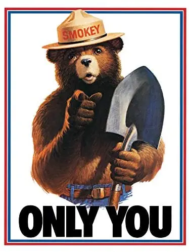 Отчаянные предприятия, жестяной знак Smokey Bear Only You, 11,5 дюйма Ш x 8 дюймов в
Отчаянные предприятия, жестяной знак Smokey Bear Only You, 11,5 дюйма Ш x 8 дюймов в