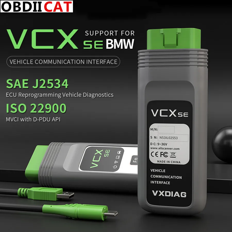 OBDIICAT VXDIAG VCX SE for B-MW OBD2 Car Diagnostic Tools Online Coding For B-MW Good Than ICOM A2 A3 NEXT WIFI ISTA-D
OBDIICAT VXDIAG VCX SE for B-MW OBD2 Car Diagnostic Tools Online Coding For B-MW Good Than ICOM A2 A3 NEXT WIFI ISTA-D