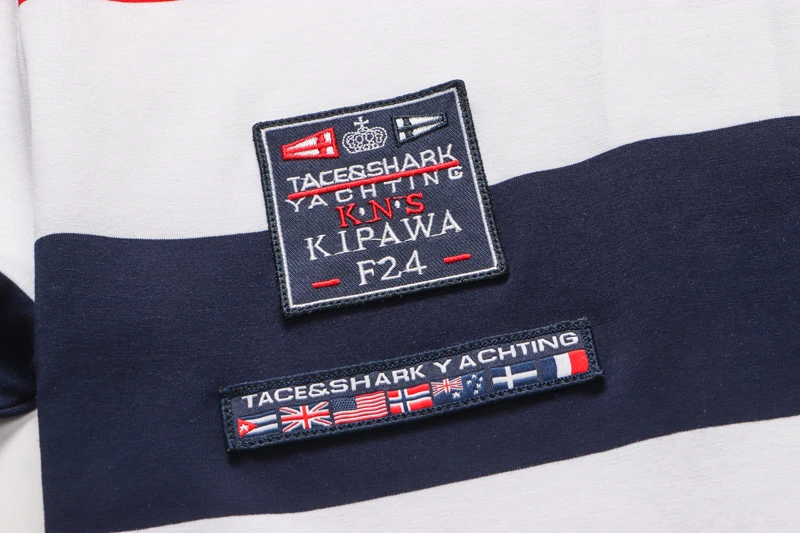 TACE&SHARK T-shirt men cotton Short sleeve shirt 2020 summer new o-neck fashion stripe embroidery British quality free shipping
TACE&SHARK T-shirt men cotton Short sleeve shirt 2020 summer new o-neck fashion stripe embroidery British quality free shipping