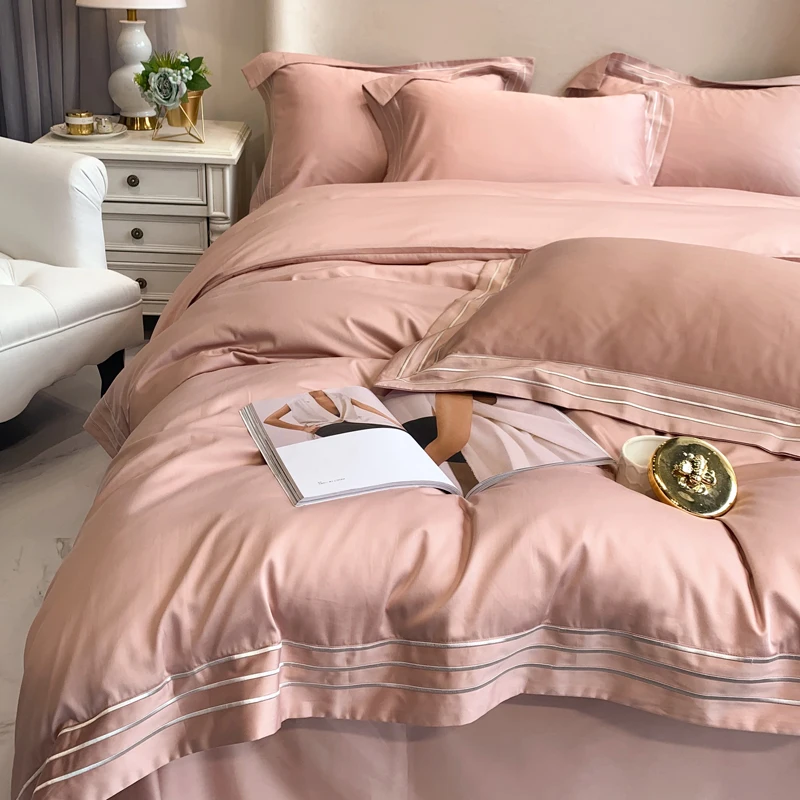 Modern Double Bedding Sets Luxury Queen Size Comfortable Nordic Cotton Bedding Set Luxury Bedroom Sabanas Home Textile DG50BS
Modern Double Bedding Sets Luxury Queen Size Comfortable Nordic Cotton Bedding Set Luxury Bedroom Sabanas Home Textile DG50BS